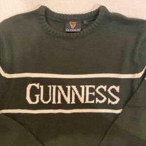 Guinness Olive Crewneck Sweater for Men